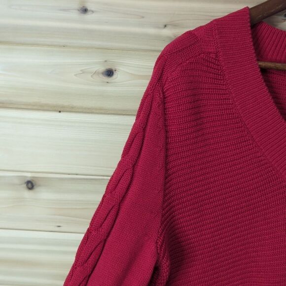 CAbi Sweater Womens Small Red #3714 Standout Pullover - Picture 3 of 9